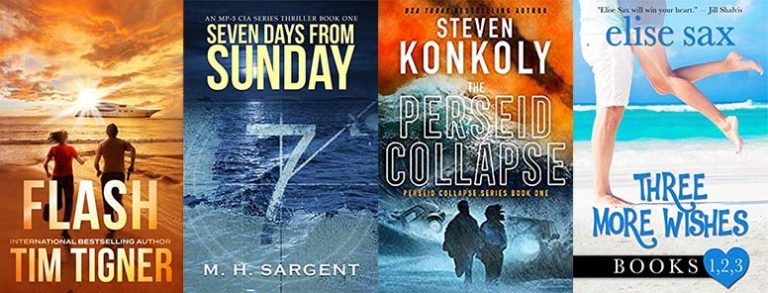 Four fast-paced crime thrillers (and a romantic comedy)