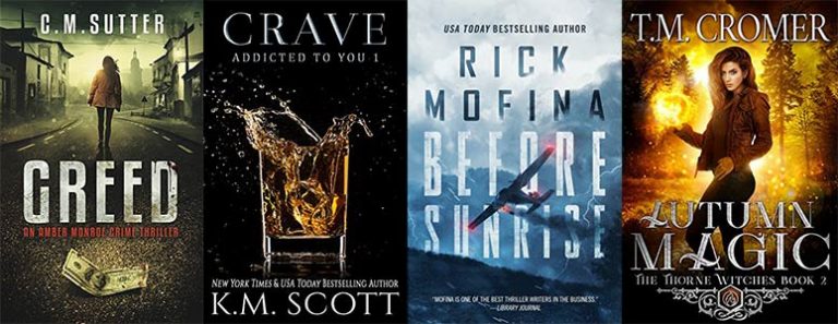 Crime thrillers, romance & cyberpunk