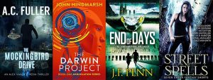 Thrillers, fantasy & young adult fiction