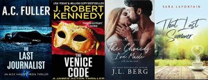 Murder in Seattle, a conspiracy in Venice, romance & fantasy